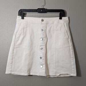 A New Day Button Down Skirt